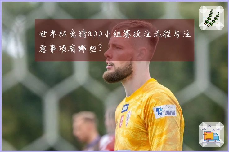 世界杯竞猜app小组赛投注流程与注意事项有哪些？